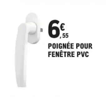 E.Leclerc Brico POIGNÉE POUR FENÊTRE PVC offre
