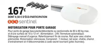 MOTORISATION POUR PORTE GARAGE