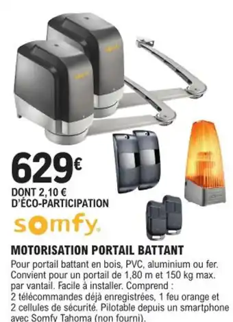 E.Leclerc Brico MOTORISATION PORTAIL BATTANT offre