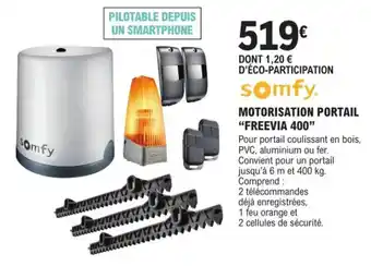E.Leclerc Brico MOTORISATION PORTAIL "FREEVIA 400" offre