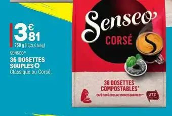 ALDI 36 Dosettes Souples Senseo offre