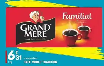 ALDI Café Moulu Tradition Grand'mère offre