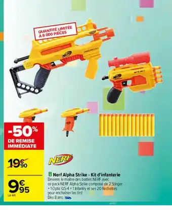 Nerf Alpha Strike - Kit D'infanterie