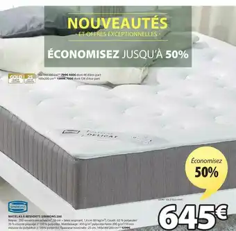 Matelas à Ressorts Simmons 200