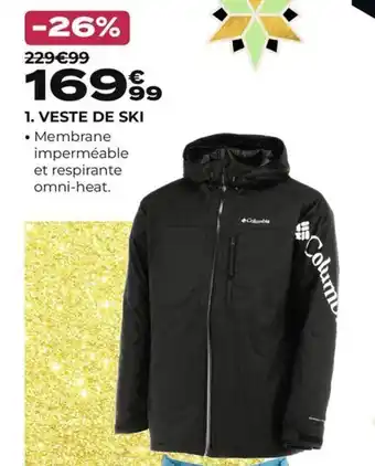 Go Sport 1. VESTE DE SKI offre