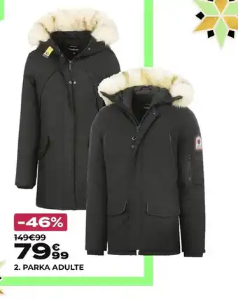 Go Sport 2. PARKA ADULTE offre