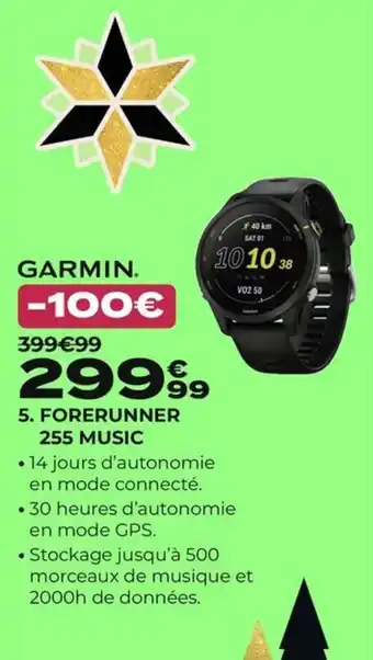 5. FORERUNNER 255 MUSIC