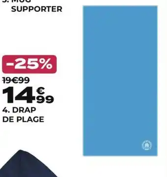 Go Sport 4. DRAP DE PLAGE offre