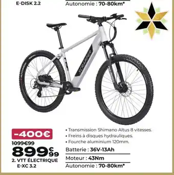 Go Sport 2. VTT ÉLECTRIQUE E-XC 3.2 offre