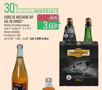 Match Cidre de bretagne IGP val de rance offre