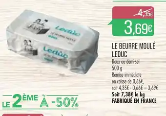 Match Le beurre moulé leduc offre