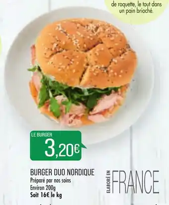 Match Burger duo nordique offre