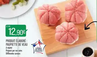 Match Produit élaboré paupiette de veau offre
