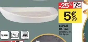 Centrakor LE PLAT BATEAU offre