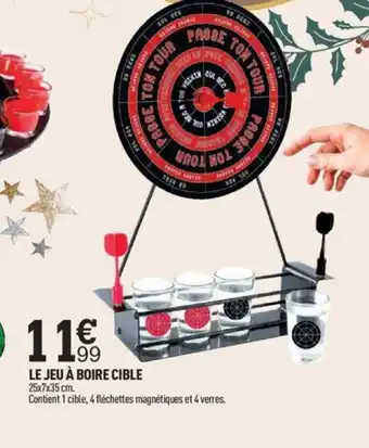 LE JEU À BOIRE CIBLE