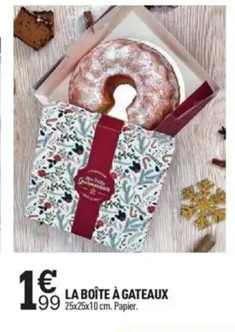 Centrakor LA BOÎTE À GATEAUX offre