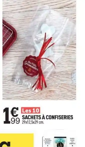 Les 10 SACHETS À CONFISERIES