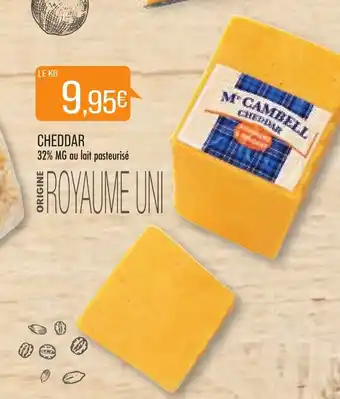 Match Cheddar offre