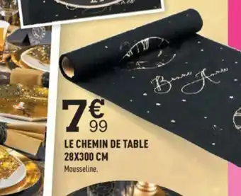 Centrakor LE CHEMIN DE TABLE 28X300 CM Mousseline. offre