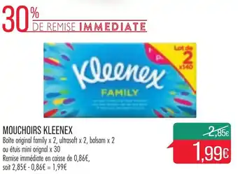Match Mouchoirs kleenex offre