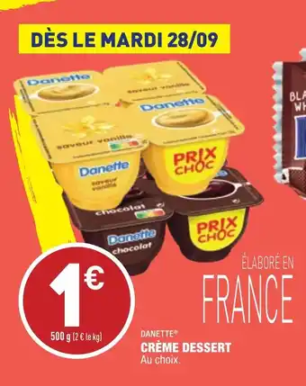 ALDI Crème dessert offre