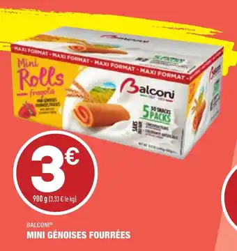 ALDI Mini génoises fourrées offre