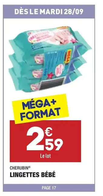 ALDI Lingettes bébé offre