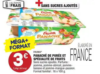 ALDI Panaché de purée et spécialité de fruits offre