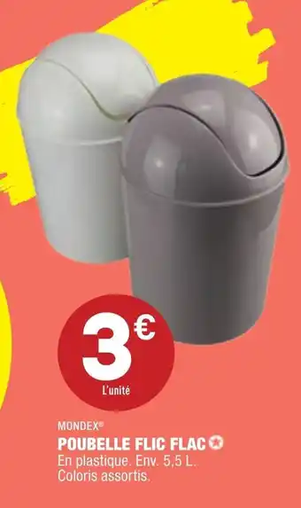 ALDI Poubelle flic flac offre