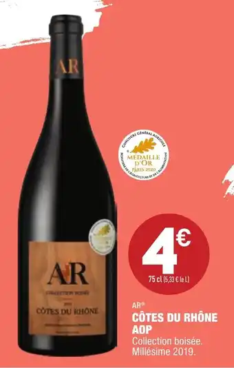ALDI Côtes du rhône AOP offre