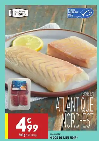ALDI 4 Dos de lieu noir offre