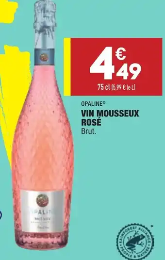ALDI Vin mousseux rosé offre