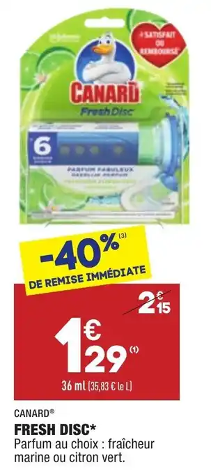 ALDI Fresh disc offre