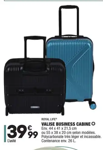 ALDI Valise business cabine offre