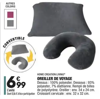 ALDI Oreiller de voyage offre