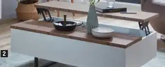 Table basse avec rangement