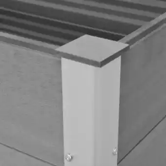 Bricorama Jardinière wpc 100 x 50 x 54 cm gris - gris offre