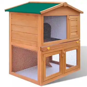 Bricorama Clapier 3 portes bois - brun offre