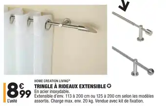 ALDI Tringle à rideaux extensible offre