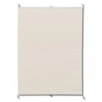 Store plissé en crème 110 x 150cm - crème