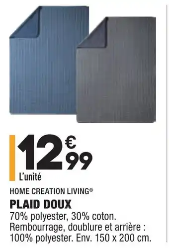 ALDI Plaid doux offre