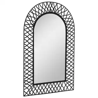 Bricorama Miroir mural arqué 50 x 80 cm noir - maison et jardin - décorations - miroirs - noir - noir offre
