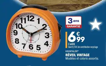 ALDI Réveil vintage offre