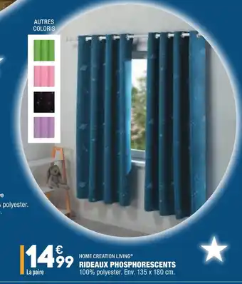 Rideaux phosphorescents