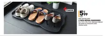 ALDI 2 Tapis repose-chaussures offre