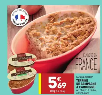 ALDI Terrine de campagne à l'ancienne offre