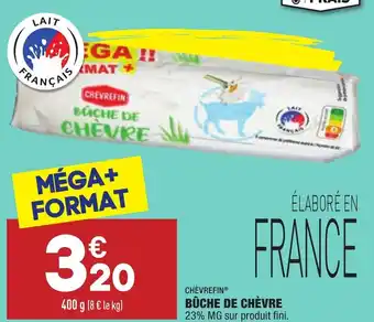 ALDI Bûche de chèvre offre
