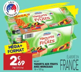 ALDI Yaourts aux fruits avec morceaux offre