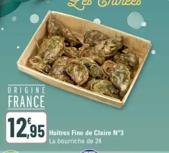 G20 Huîtres Fine de Claire N°3 offre