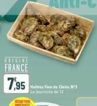 Huitres Fine de Claire Nº3